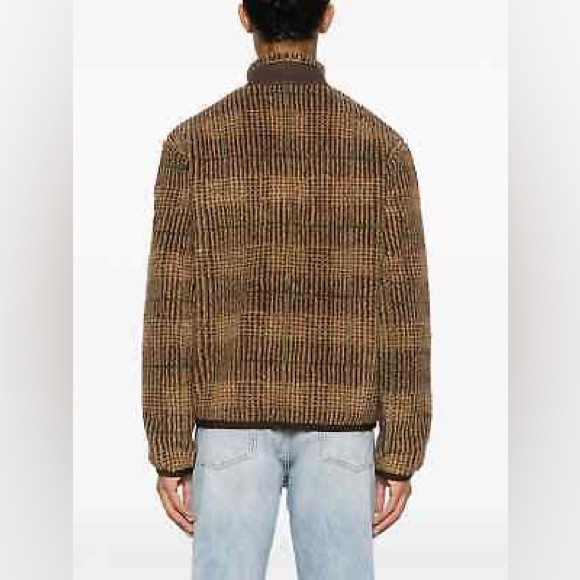 Ralph Lauren Men's Glen Plaid Pile Fleece Jacquard Jacket- Size : XL - Picture 12 of 13